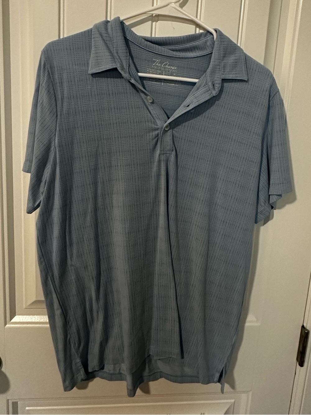Light Blue Men's Short-Sleeve Polo Shirt